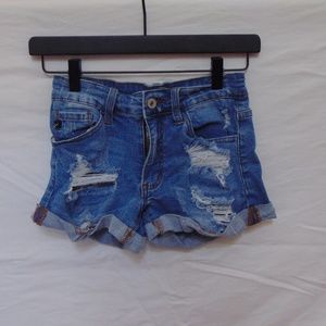 Womens jean shorts